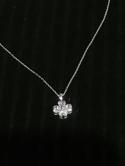 silver necklace