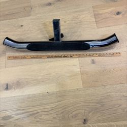 Chrome 36” Tow Hitch Step Bar  3”” Round Curved Bumper Guard 