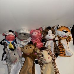 Melissa And Doug Animals Hand Puppets