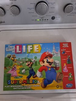SUPER MARIO BROS. THE GAME OF LIFE HASBRO BOARD GAME