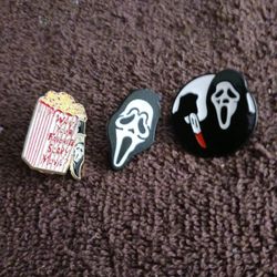Ghost Face Pins