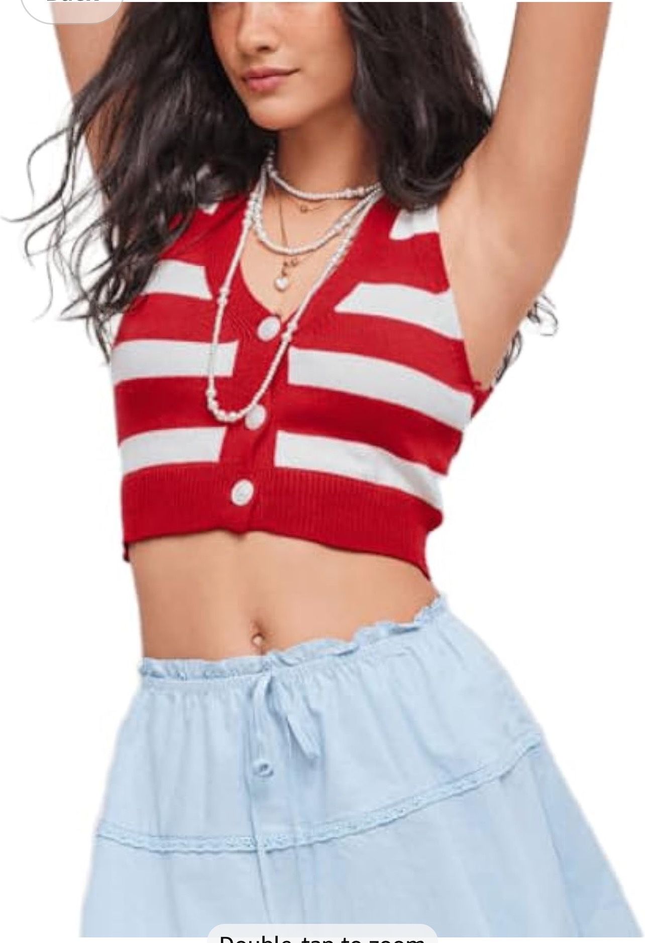 L size Womens Knit Sweater Tank Tops Casual Summer V Neck Loose Fit Sleeveless Camisole Cropped Cardigan for Women