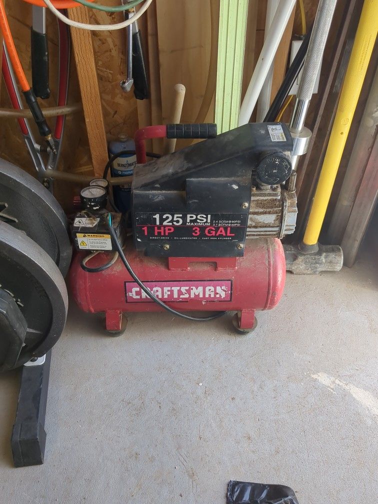 Craftsman Air Compressor 125 PSI Maximum