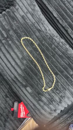 14k Rope chain with lock