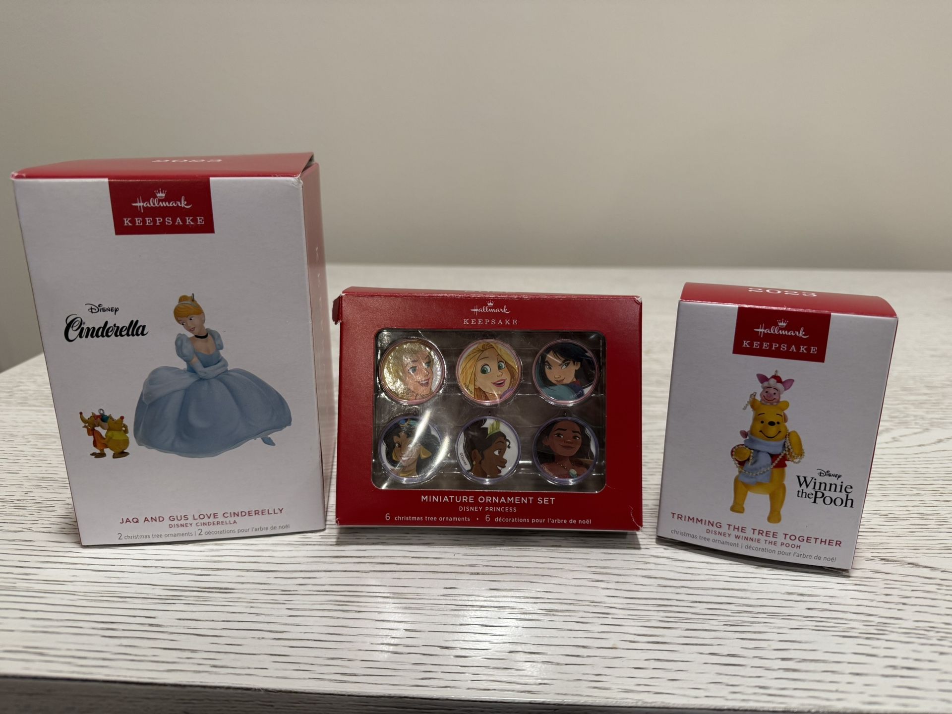 Hallmark 2023 Christmas Ornaments Keepsake Disney