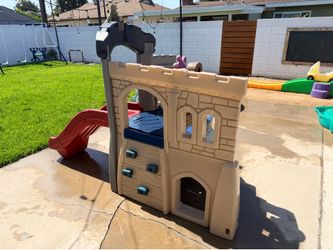 Little Tikes Castle Climber Playground with Slide – Outdoor Toddler Playset