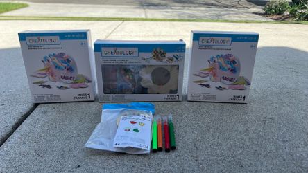4 BRAND NEW Creatology Craft Kits