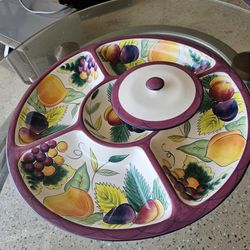 Ceramic Bowl and Dip