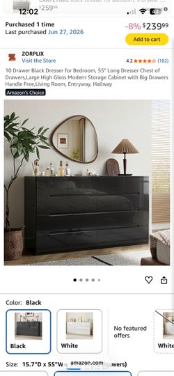 New dresser(black)