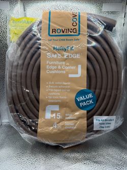 Roving Cove Furniture Edge Protector, Desk Edge Cover, Large 15 ft Edge Only