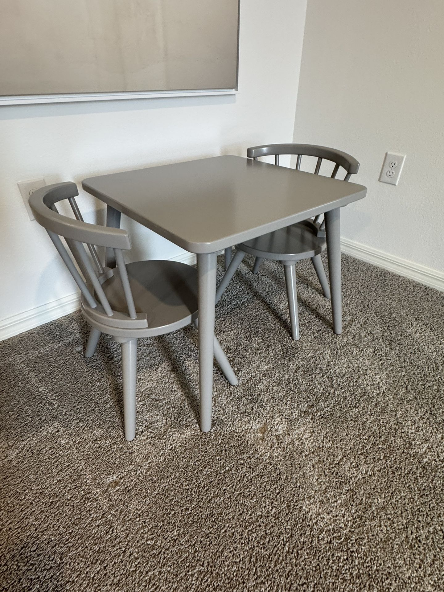 Kids Table & 2 - Model Home Furniture