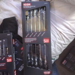 Icon Double Box Flex Ratcheting Wrench Set
