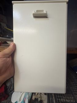Dog door White Plastic Panel with Latch Clip