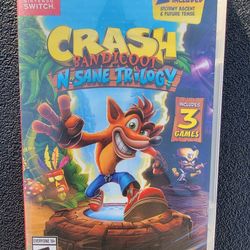 Crash Bandicoot N SaneTrilogy - Nintendo Switch Game - New Sealed
