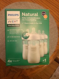 Philips Avent Natural glass bottles 9 oz