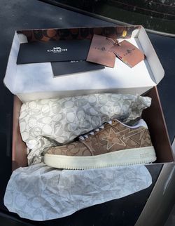 Bathing ape shoes size 10 men