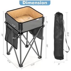 Folding Storage Cooler/ Sink/ Wash Basin NEW