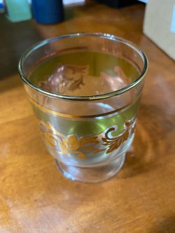 Vintage footed glasses