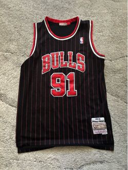 Mitchell & Ness 1995-96 Bulls #91 Rodman Authentic Hardwood Classics Jersey