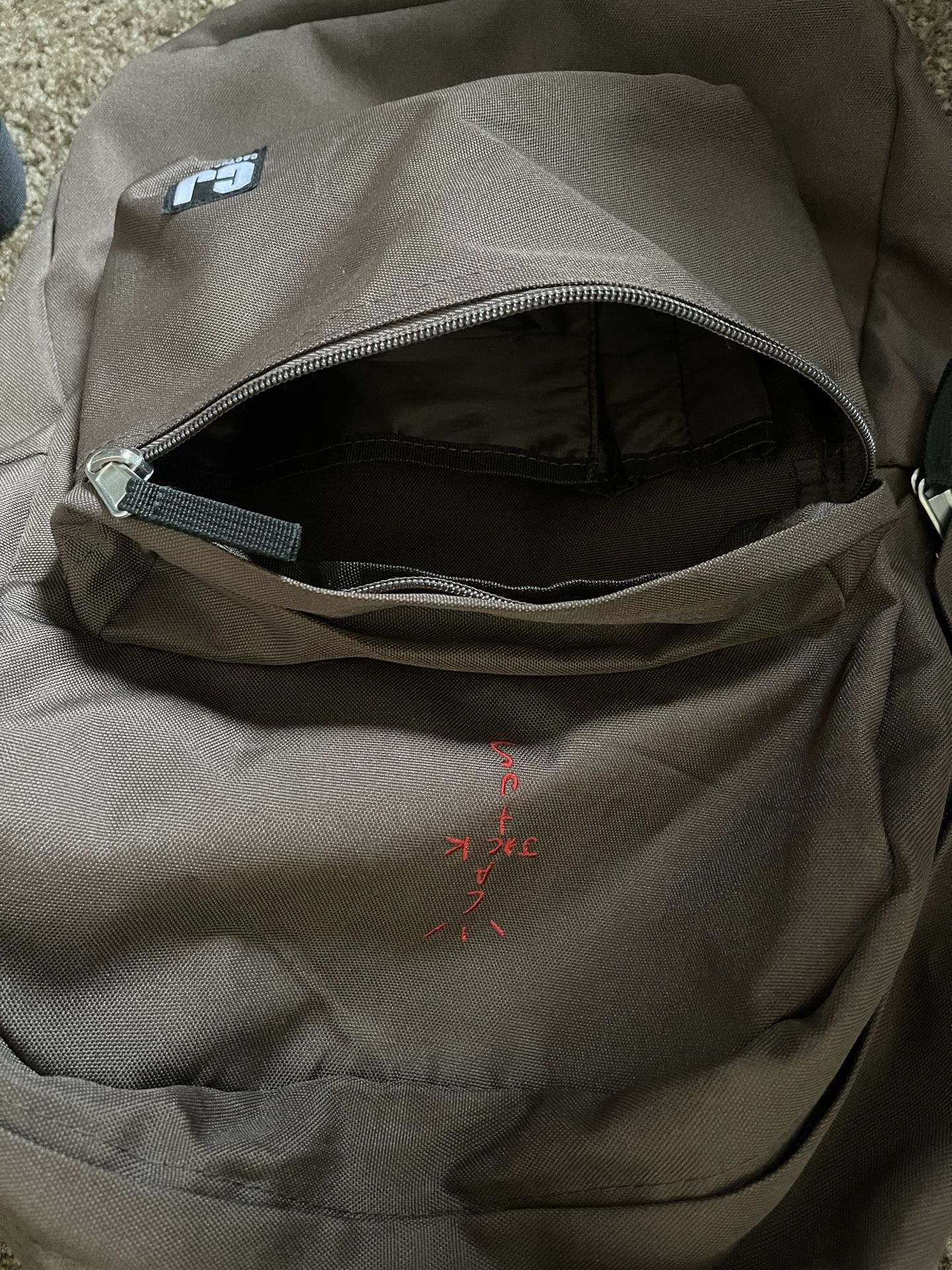 Travis Scott Cactus Jack Backpack with Patch Set Brown – Hidden Sole