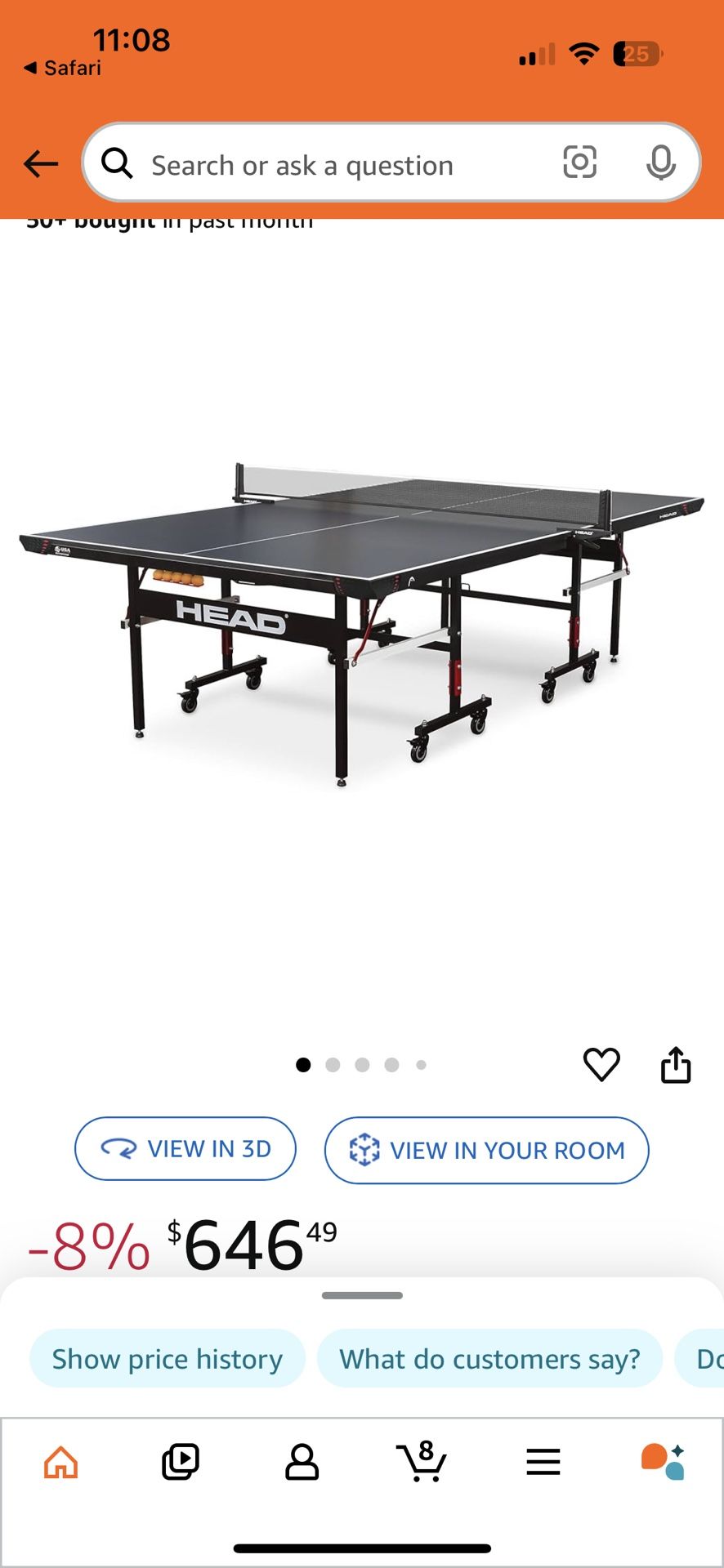 Head Ping Pong Table
