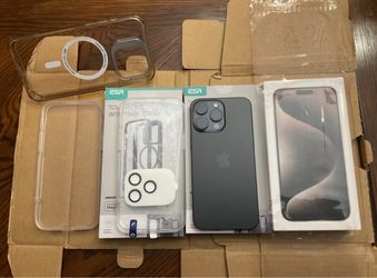 iPhone 15 Pro Max unlocked black 256GB