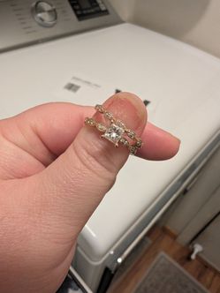Engagement & Wedding Band set