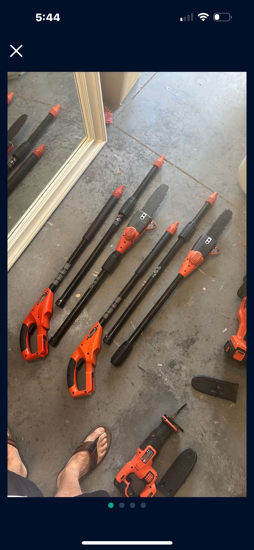 20v Black Checker Pole Saw Parts 