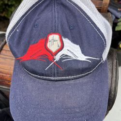 Guy Harvey Navy White Fish Trucker Hat