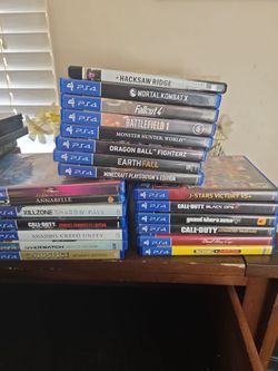 Ps4 games + movies