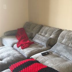 Gray Section With To Foot Petals