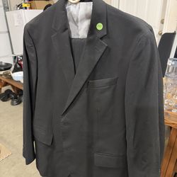 Black J Ferrar Suit Jacket and Pants