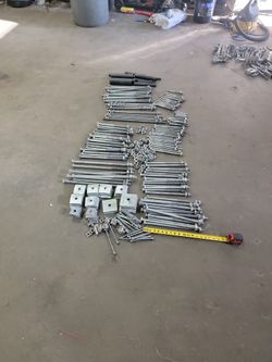 Galvanized Bolts 3/4 X18,16,14 Inch Long 5/8 X 18,16,14,12 Inch Long ,Flat Plates,Shrink Tubes And More