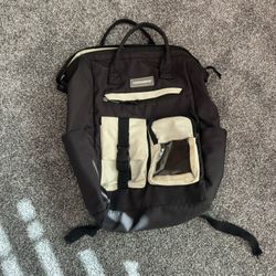 black and white kids backpack 