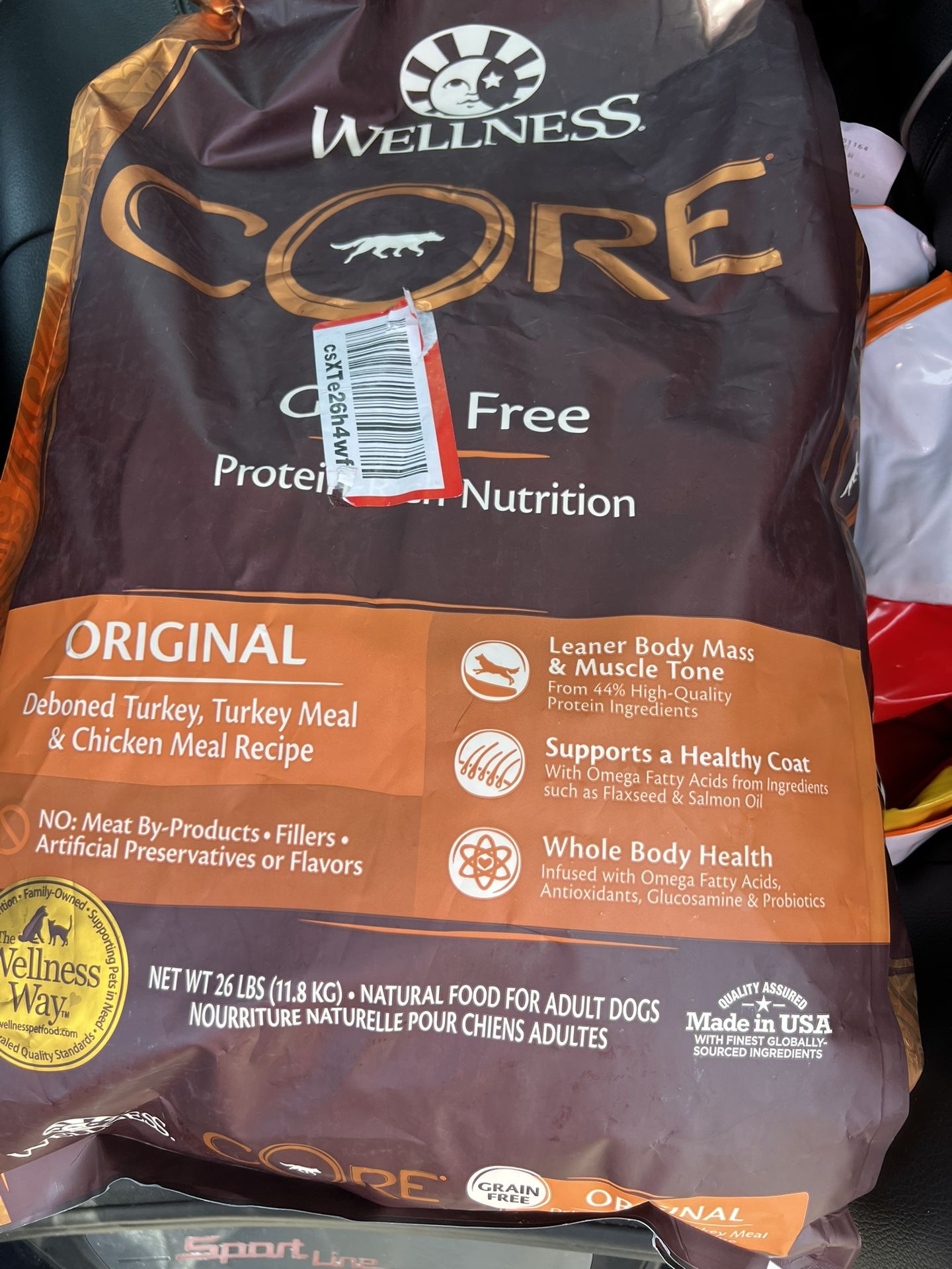 Wellness Grain Free Ckn Dog Good Large Bag