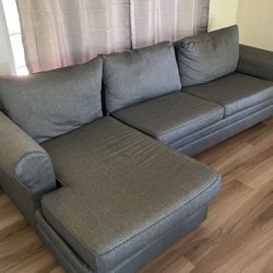 Gray Couch With Chaise