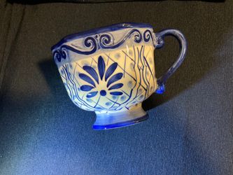 Hand Printed Soup Mug