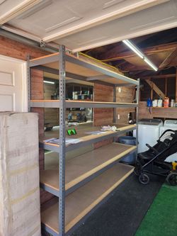 Heavy-Duty Steel Storage Shelf
