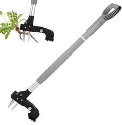 Weed Puller Tool,Gardening Stand Up Weeding Tool with 40" Long Handle Heavy Duty,4-Claws Manual Weeder Remover,Weeder Root Without Bending for Dandeli