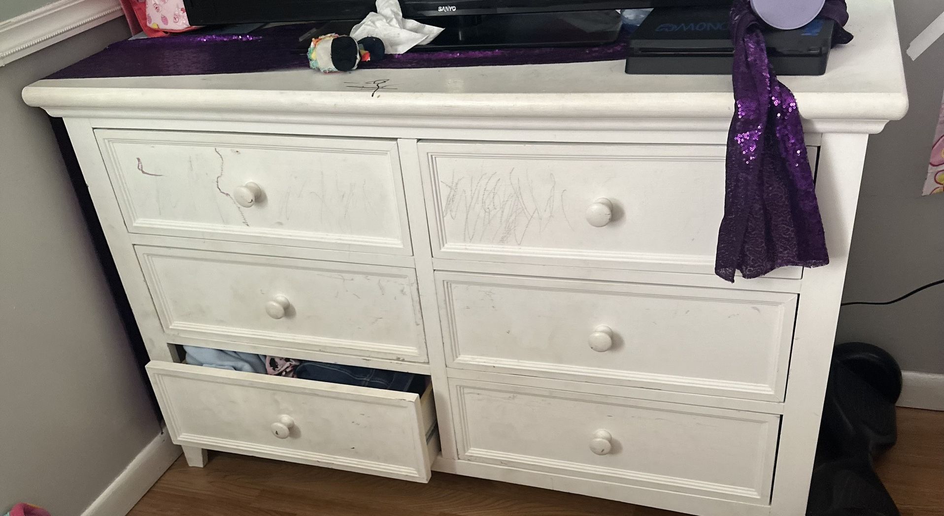 White Dresser