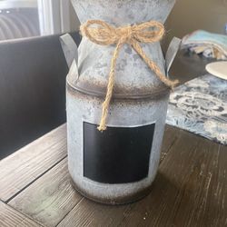 Decorative Milk Pail 