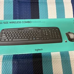 Logitech combo keyboard and mouse