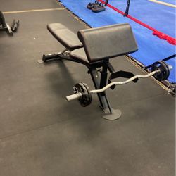 Adjustable Bench (inspire) With Attachments
