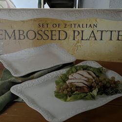 White Italian Platters