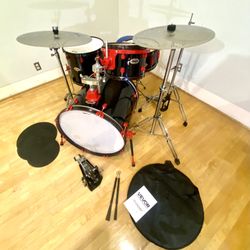 Ddrum Diablo 5 Piece Complete Drum Set 22 12 16 14” New Quiet Cymbals Stands Throne $400 Cash In Ontario 91762. Sticks Key C. Bag Brushes practice pad