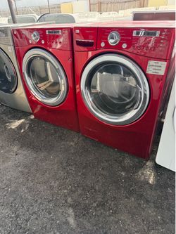 LG frontload washer and dryer set