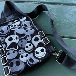 Disney Parks Jack Skellington Sling Backpack Nightmare Before Christmas Bag
