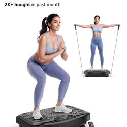 Vibration Plate Exercise Machine Weight Loss, Full Body Workout Vibration Plate Lymphatic Drainage, 199 Adjustable Speeds Power Shaping Vibrating Plat