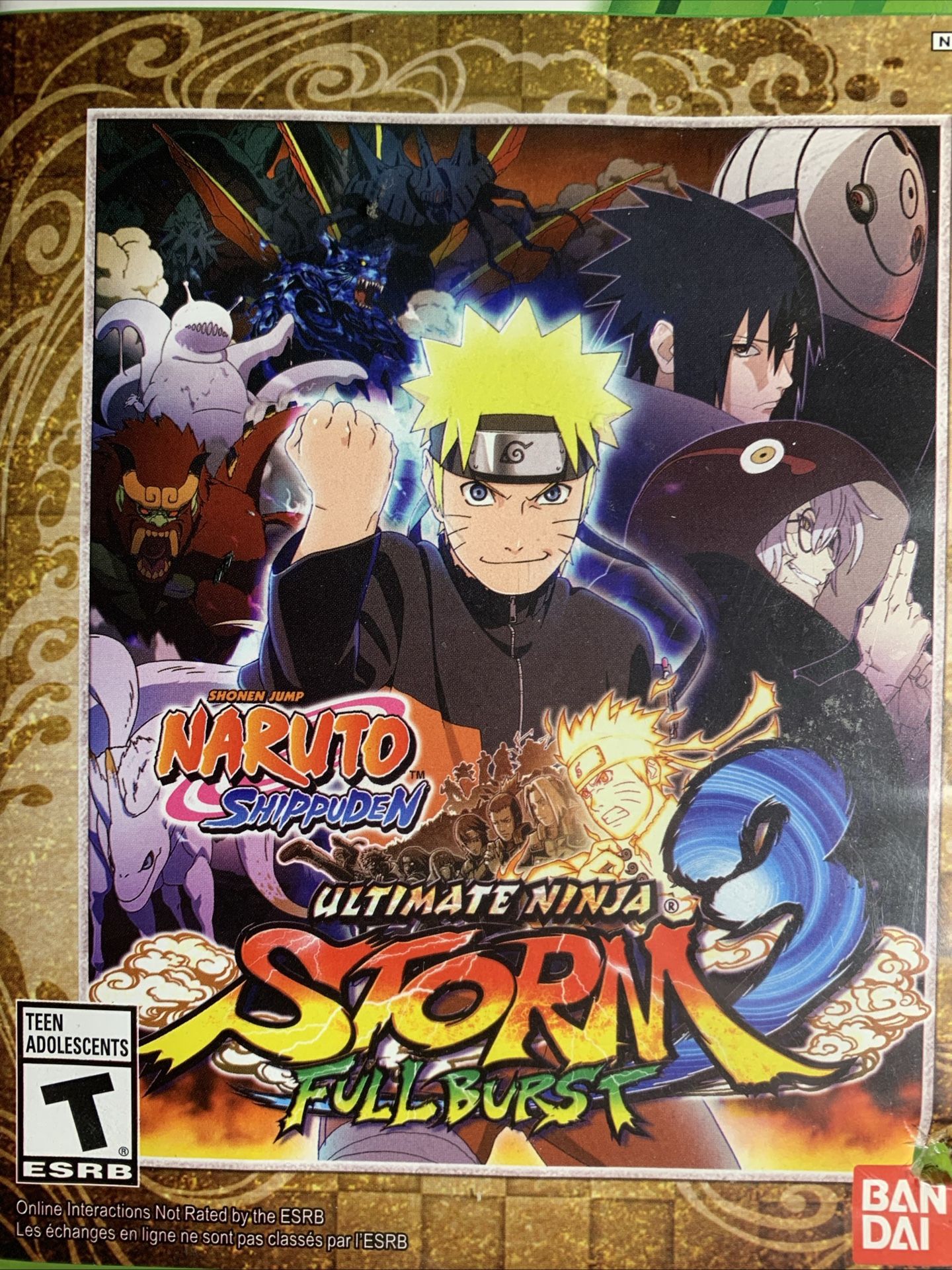 Naruto Shippuden Ultimate Ninja Storm FULL BURST 3 Xbox 360