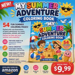 My Summer Adventure Coloring Book